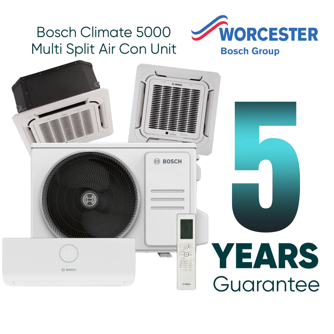 Bosch Climate 5000 Multi Split Air Con Unit